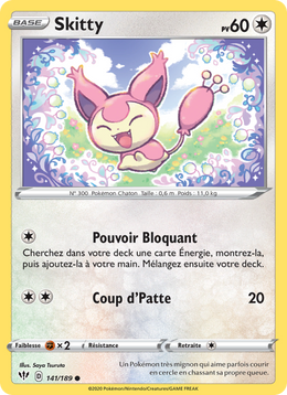 Skitty 141/201 Pokémon Ténèbres Embrasées