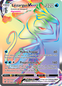 Lézargus VMAX 195/209 Pokémon Clash des Rebelles