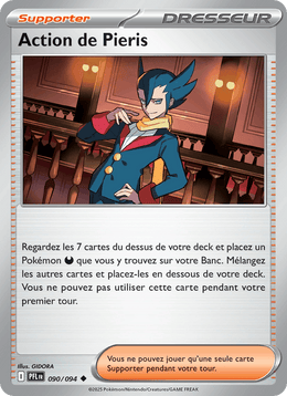 Action de Pieris 090/130 Pokémon Flammes Fantasmagoriques (ME02)