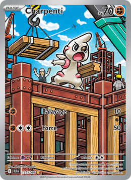 Charpenti 125/86 — Pokémon Foudre Noire (BLK)