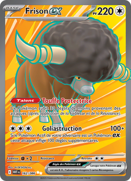 Frison-ex 162/86 — Pokémon Flamme Blanche (WHT)