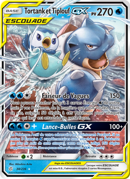 Tortank et Tiplouf GX 38/271 — Pokémon Éclipse Cosmique (CEC)