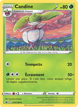 Candine 14/233 Pokémon Règne de Glace (CRE)