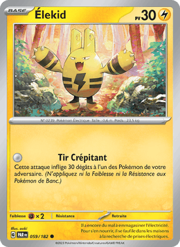 Élekid 059/266 Pokémon Faille Paradoxe (EV04)