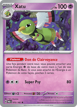 Xatu 072/266 Pokémon Faille Paradoxe (EV04)