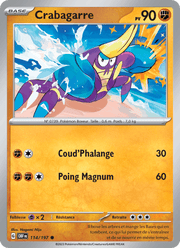 Crabagarre 114/230 Pokémon Flammes Obsidiennes (EV03)