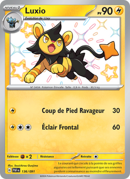 Luxio - Luxio - Destinées de Paldea 136