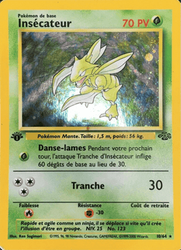 Insécateur 10/64 Pokémon Jungle (JU)