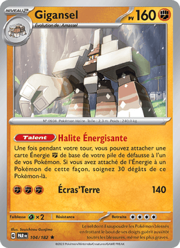 Gigansel 104/266 Pokémon Faille Paradoxe (EV04)