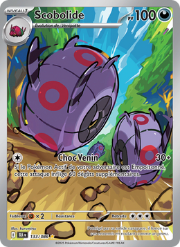 Scobolide 133/86 — Pokémon Foudre Noire (BLK)
