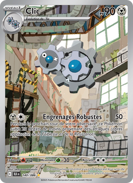 Clic 140/86 — Pokémon Foudre Noire (BLK)