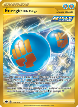 Énergie Mille Poings 182/183 — Pokémon Styles de combat (BST)