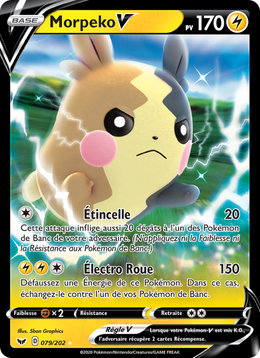 Morpeko V 79/216 Pokémon Épée et Bouclier
