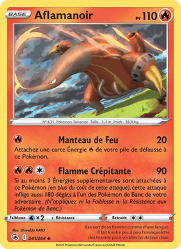 Aflamanoir 41/284 Pokémon Poing de Fusion (FST)
