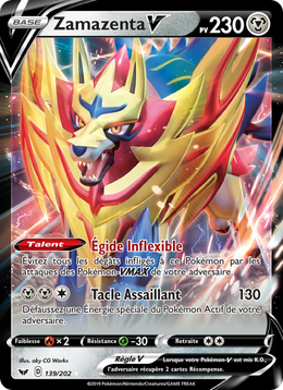 Zamazenta V 139/216 Pokémon Épée et Bouclier