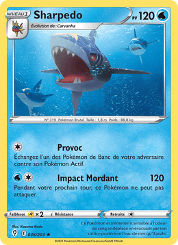 Sharpedo 36/237 Pokémon Évolution Céleste (EVS)