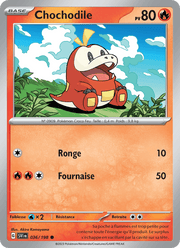 Chochodile 036/258 Pokémon Écarlate et Violet (EV01)