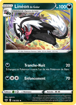 Linéon de Galar 118/216 Pokémon Épée et Bouclier