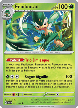 Feuiloutan 005/266 Pokémon Faille Paradoxe (EV04)