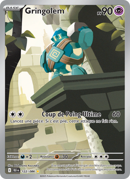 Gringolem 122/86 — Pokémon Foudre Noire (BLK)