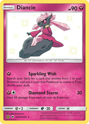 Diancie SV36/94 — Pokémon Destinées Occultes Coffre Étincelant (SMA)