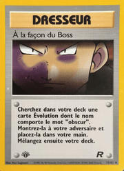 À la façon du Boss 73/83 Pokémon Team Rocket (RO)