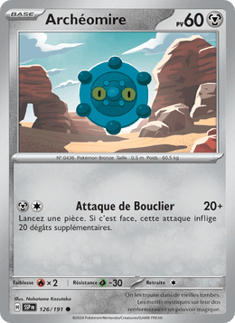 Archéomire 126/252 Pokémon Étincelles Déferlantes (EV08)
