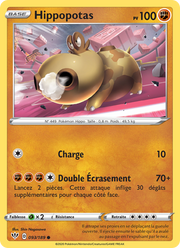 Hippopotas 93/201 Pokémon Ténèbres Embrasées