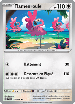 Flamenroule 165/258 Pokémon Écarlate et Violet (EV01)