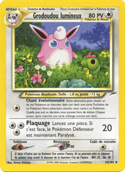 Grodoudou lumineux 54/113 Pokémon Neo Destiny (N4)