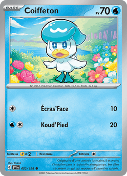 Coiffeton 052/258 Pokémon Écarlate et Violet (EV01)