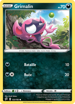 Grimalin 123/209 Pokémon Clash des Rebelles