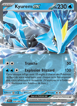 Kyurem-ex 028/86 — Pokémon Foudre Noire (BLK)