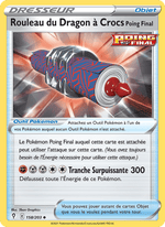 Rouleau du Dragon à Crocs Poing Final 158/237 Pokémon Évolution Céleste (EVS)