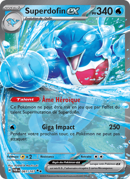 Superdofin-ex 061/226 Pokémon Mascarade Crépusculaire (EV06)