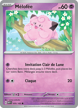 Mélofée 035/207 Pokémon 151 (MEW)