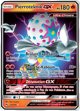 Pierroteknik GX 52/236 — Pokémon Tonnerre Perdu (LOT)