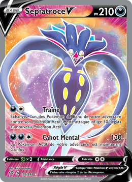 Sepiatroce V 186/209 Pokémon Clash des Rebelles
