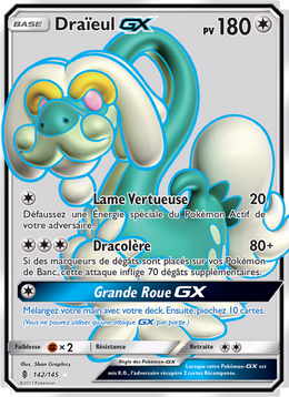 Draïeul GX 142/169 — Pokémon Gardiens Ascendants (GRI)