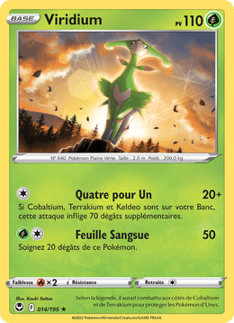 Viridium 014/215 Pokémon Tempête Argentée (SIT)