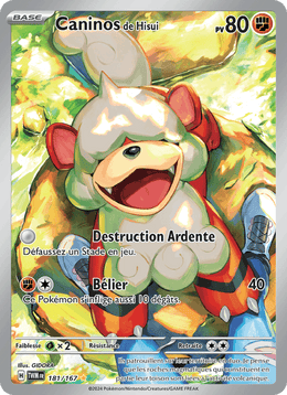 Caninos de Hisui 181/226 Pokémon Mascarade Crépusculaire (EV06)