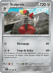 Scalproie 065/172 Pokémon Foudre Noire (BLK)