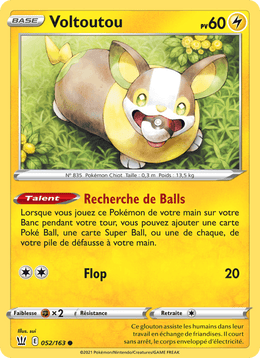 Voltoutou 52/183 Pokémon Styles de combat (BST)