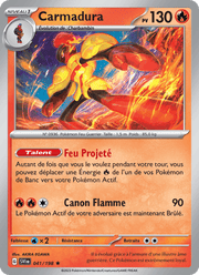 Carmadura 041/258 Pokémon Écarlate et Violet (EV01)
