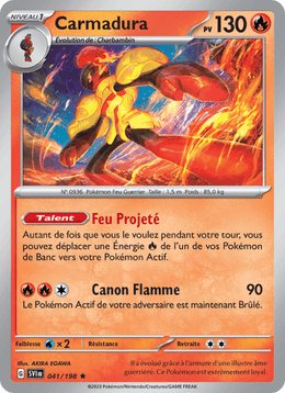 Carmadura 041/258 Pokémon Écarlate et Violet (EV01)