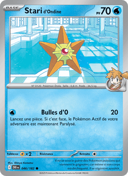 Stari d'Ondine 046/244 Pokémon Rivalités Destinées (EV10)