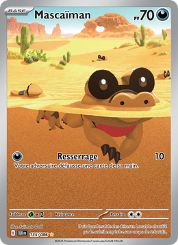 Mascaïman 135/86 — Pokémon Foudre Noire (BLK)