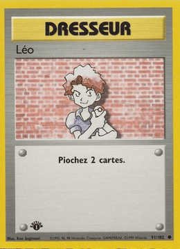 Léo 91/102 Pokémon Set de Base (BS)