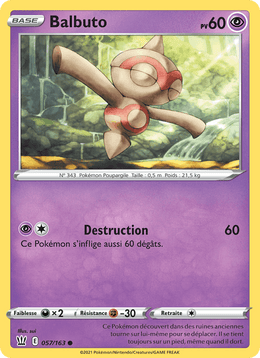 Balbuto 57/183 Pokémon Styles de combat (BST)