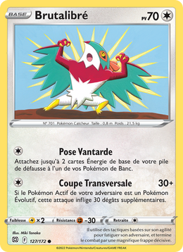 Brutalibré 127/216 Pokémon Stars Étincelantes